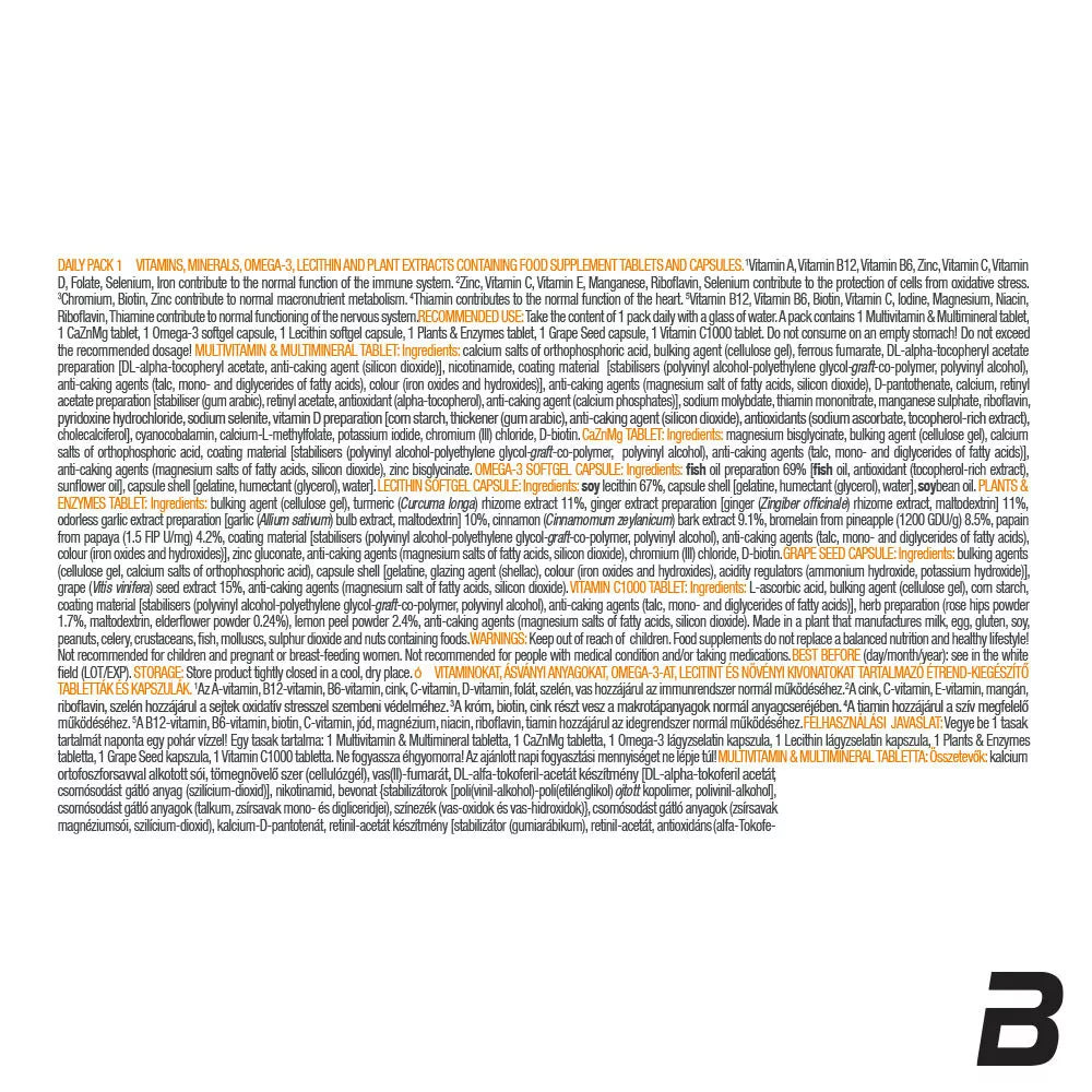BioTechUSA Daily Pack (30 Packs)