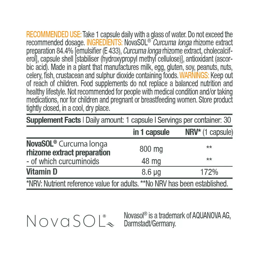 BioTechUSA Liquid Curcuma (30 Capsules)
