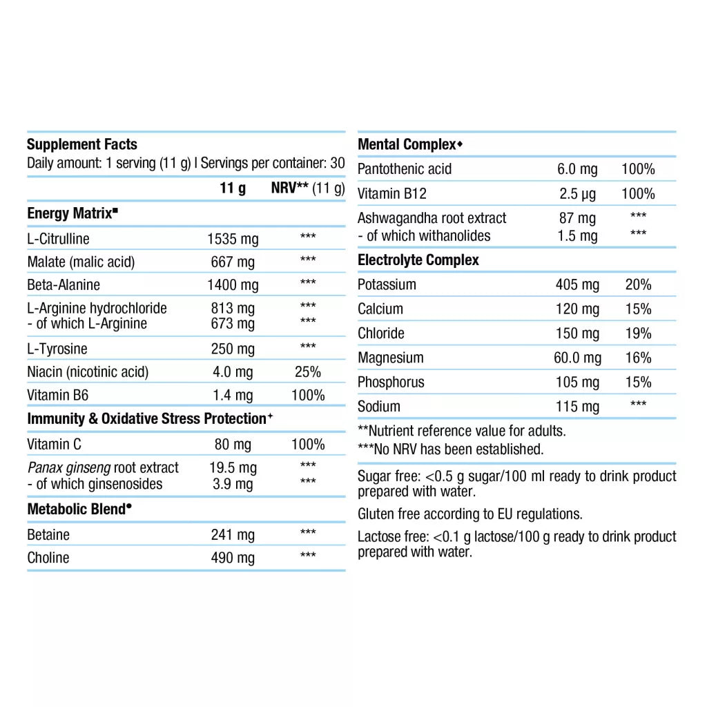 BioTechUSA Pump Caffeine Free (330 g, Lemon Iced Tea)