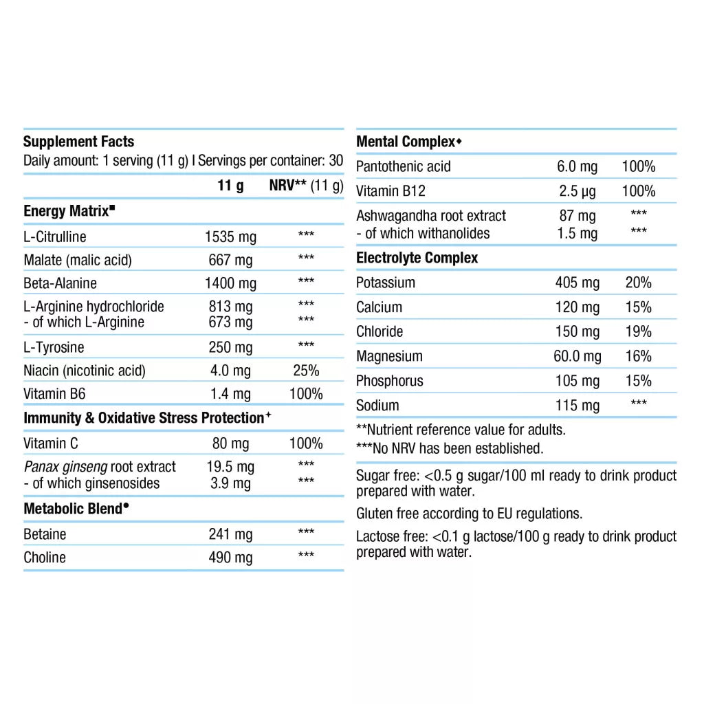 BioTechUSA Pump Caffeine Free (330 g, Tropical Fruit)