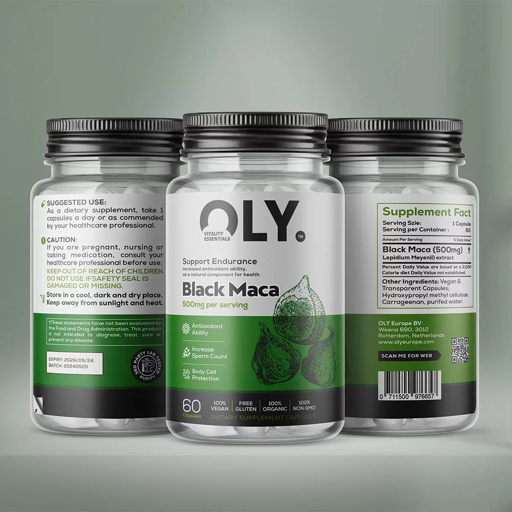 Oly Black Maca 500 mg (60 Capsule)