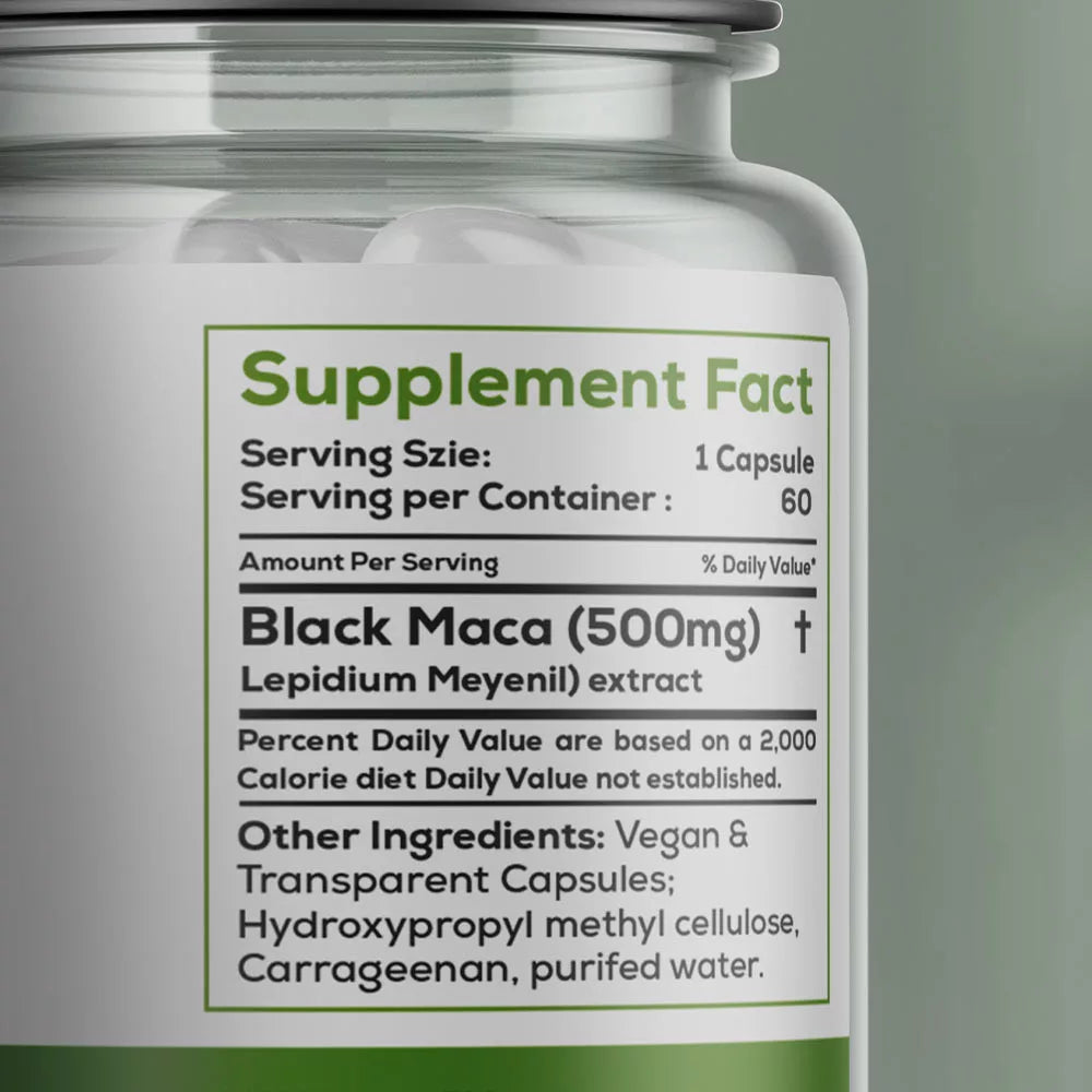 Oly Black Maca 500 mg (60 Capsule)