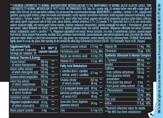 BioTechUSA Black Burn (90 Capsules)