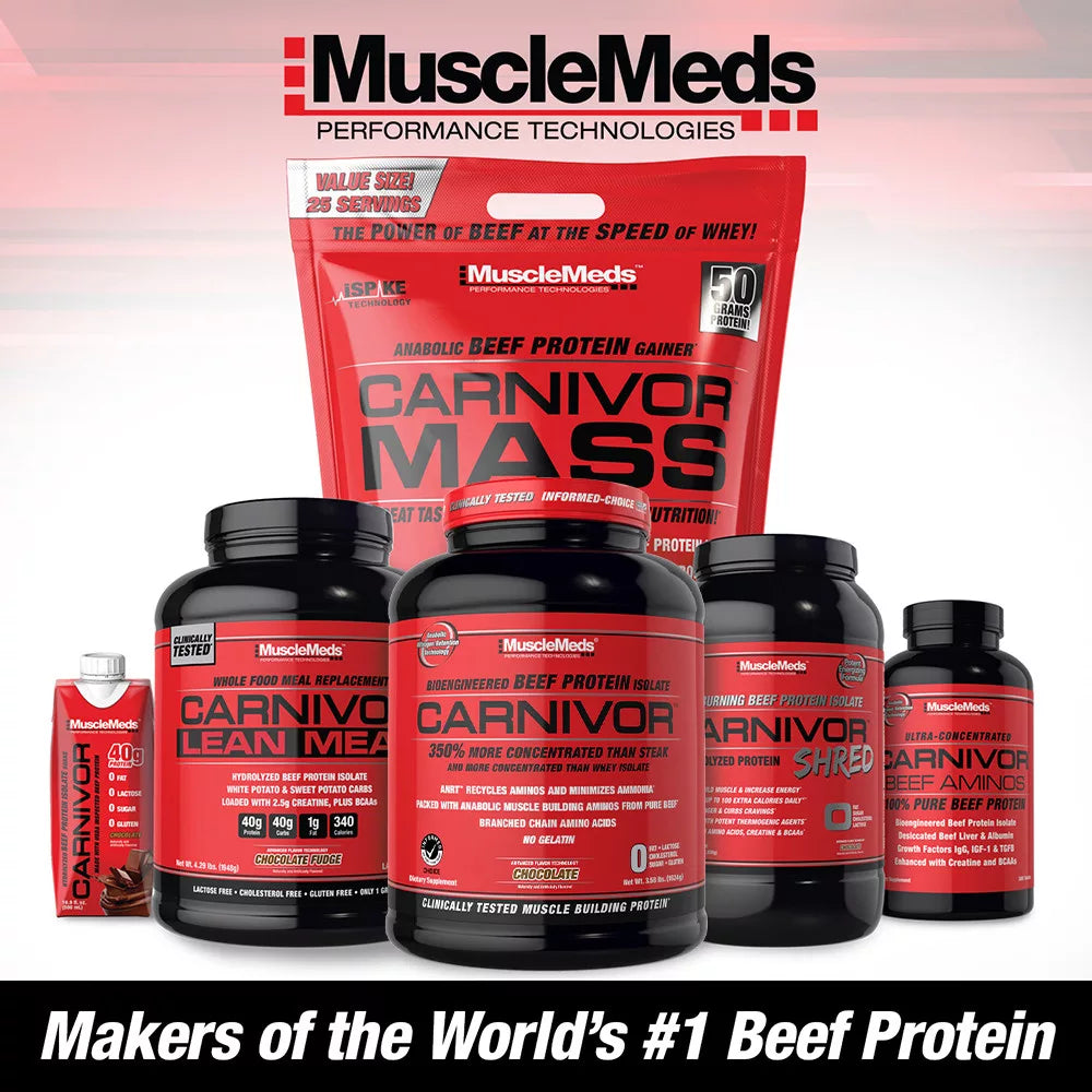 MuscleMeds Carnivor™ 100% Beef Protein (1624 g, Vanilla Caramel)