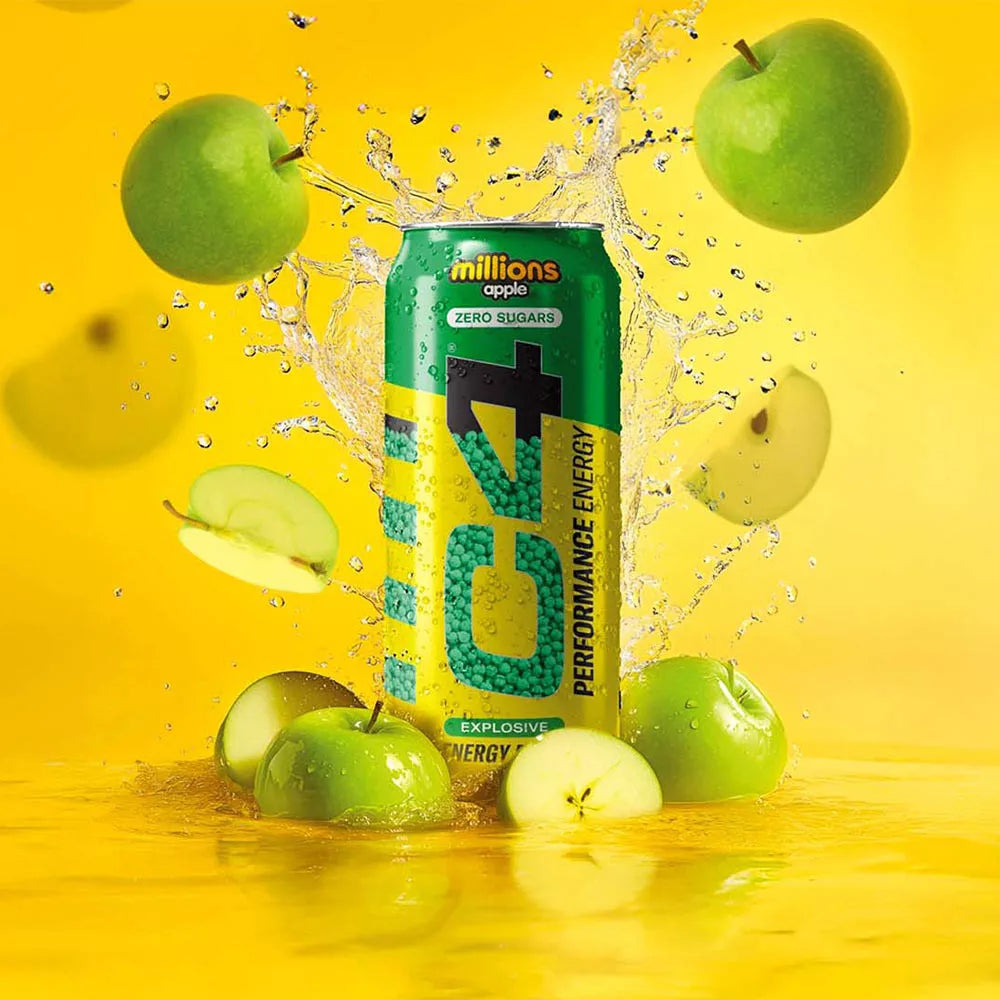 Cellucor C4 Explosive Energy Drink (500 ml, Millions Apple)