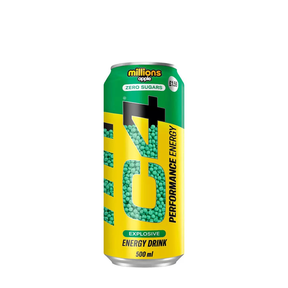 Cellucor C4 Explosive Energy Drink (500 ml, Millions Apple)