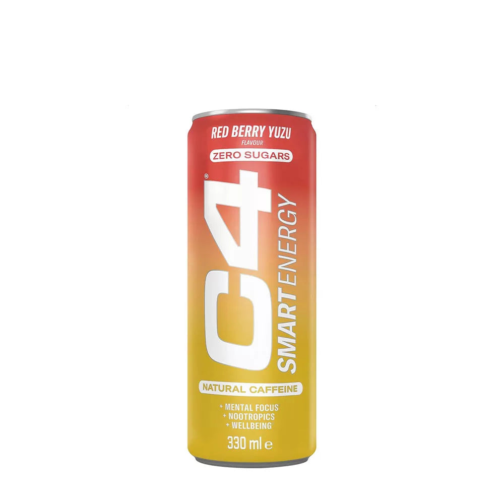 Cellucor C4 Smart Energy Drink (330 ml, Red Berry Yuzu)