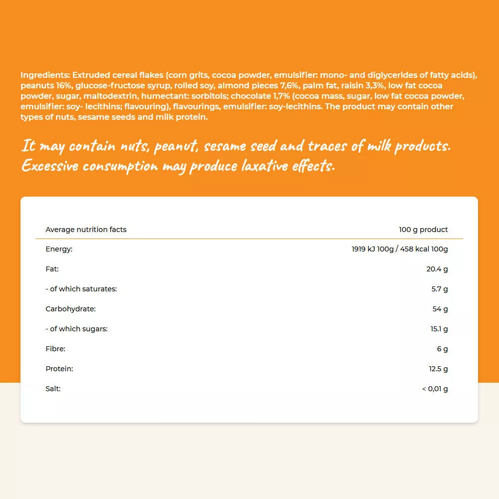 Cerbona Gluten Free Chocolate-Almond Muesli (200 g)