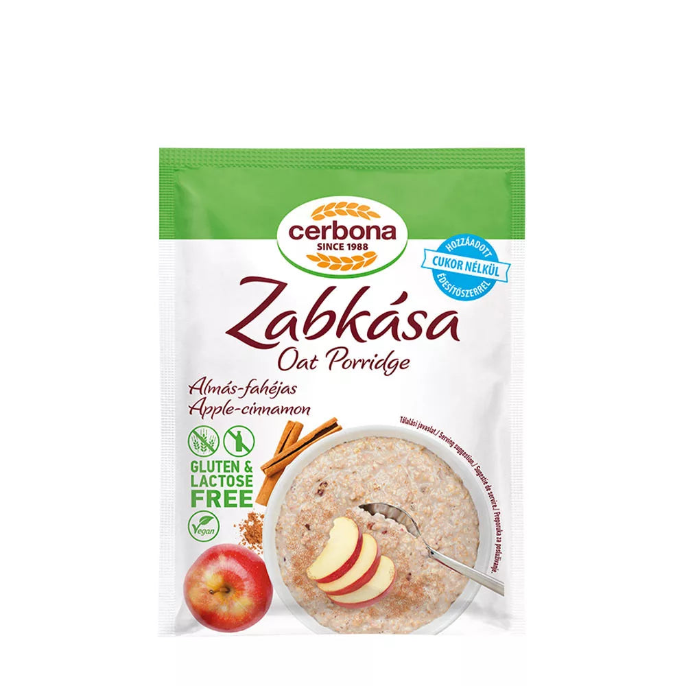 Cerbona Gluten Free Apple-Cinnamon Oat Porridge (50 g)