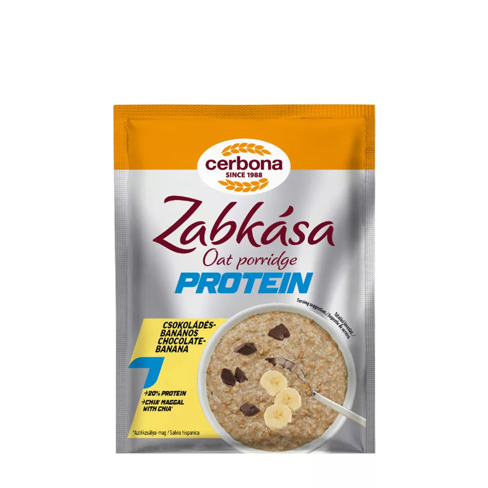 Cerbona Chocolate-Banana Protein Oat Porridge (60 g)
