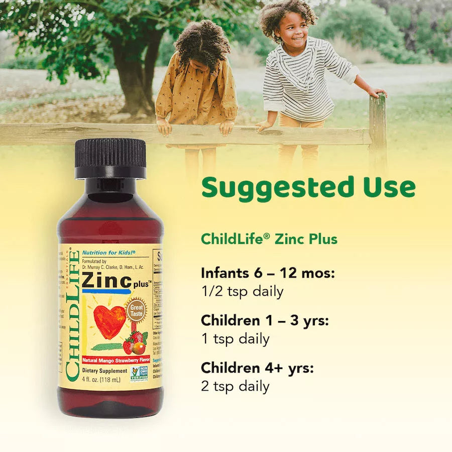 ChildLife Liquid Zinc Plus® (118 ml, Mango Strawberry)
