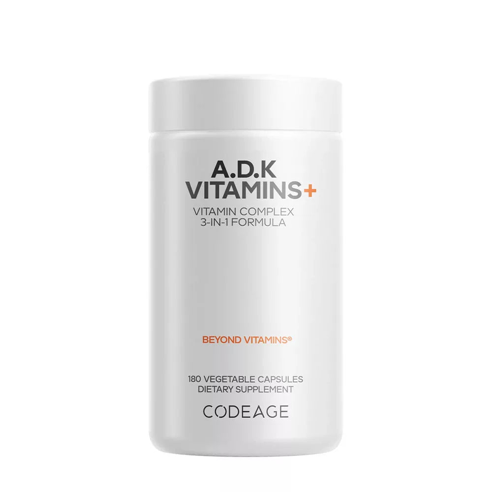 Codeage A D K Vitamins+ (180 Veg Capsules)