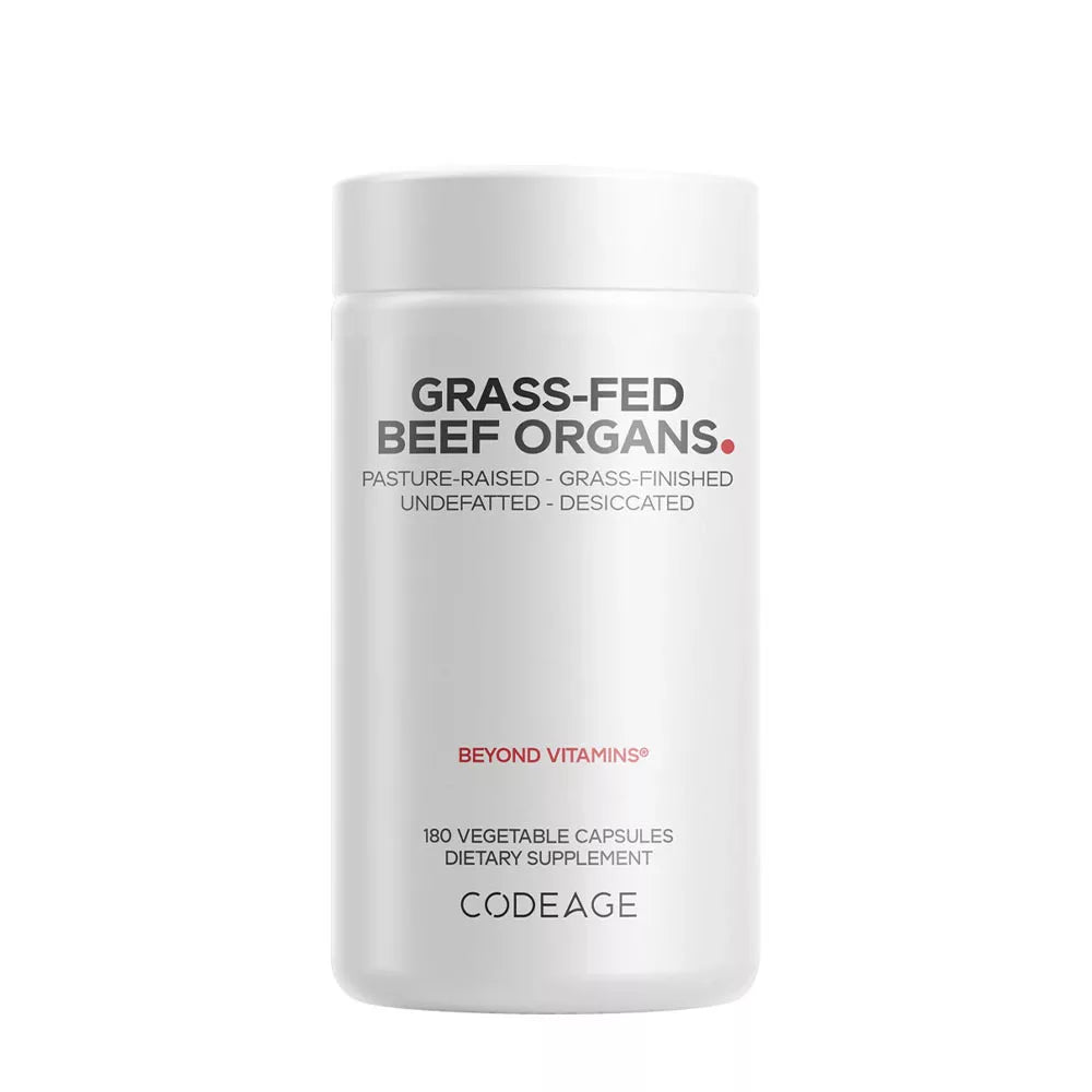 Codeage Grass Fed Beef Organs (180 Veg Capsules)