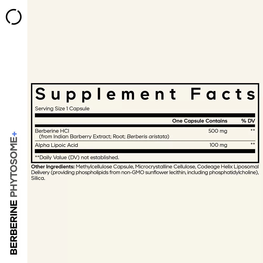 Codeage Berberine Phytosome+ (60 Veg Capsules)