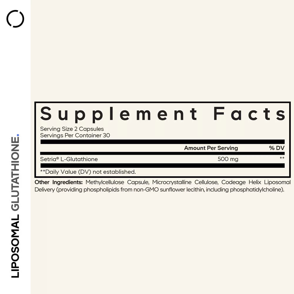 Codeage Liposomal Glutathione (60 Veg Capsules)