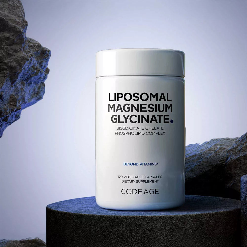 Codeage Liposomal Magnesium Glycinate Capsules (120 Veg Capsules)