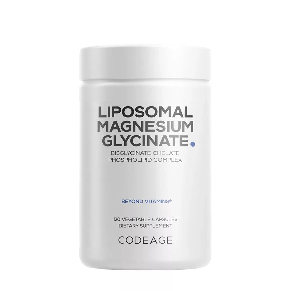 Codeage Liposomal Magnesium Glycinate Capsules (120 Veg Capsules)