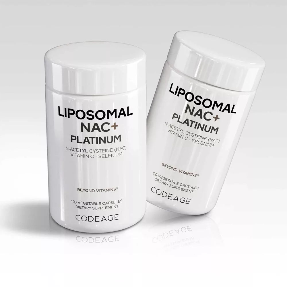 Codeage Liposomal NAC+ Platinum (120 Veg Capsules)