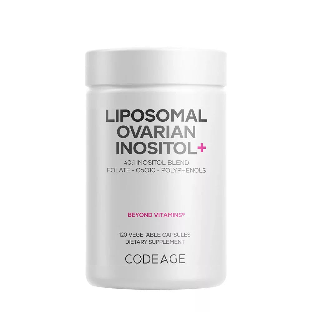 Codeage Liposomal Ovarian Inositol+ (120 Veg Capsules)