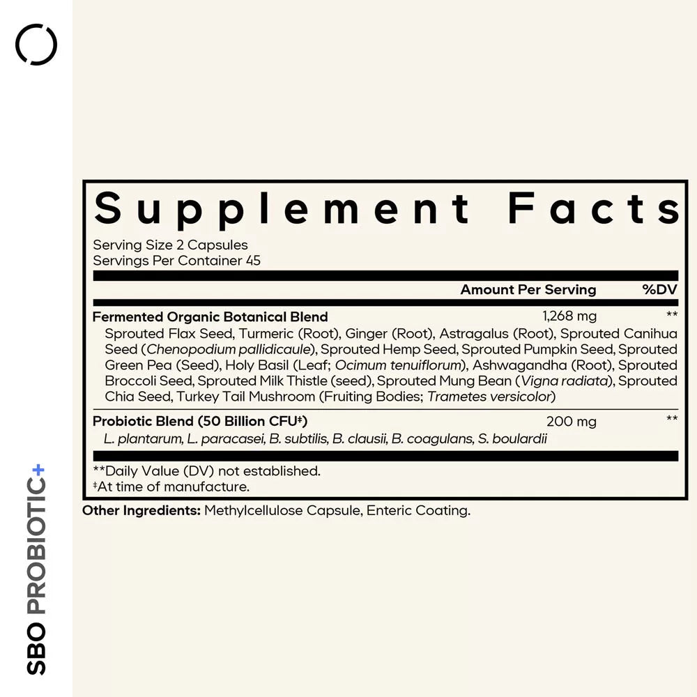 Codeage SBO Probiotic+50 Billion CFUs (90 Veg Capsules)