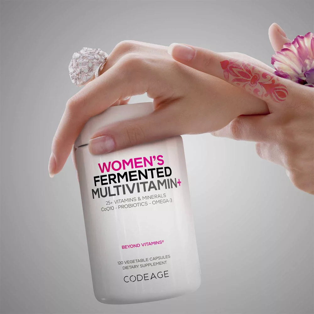 Codeage Women's Fermented Multivitamin+ (120 Veg Capsules)