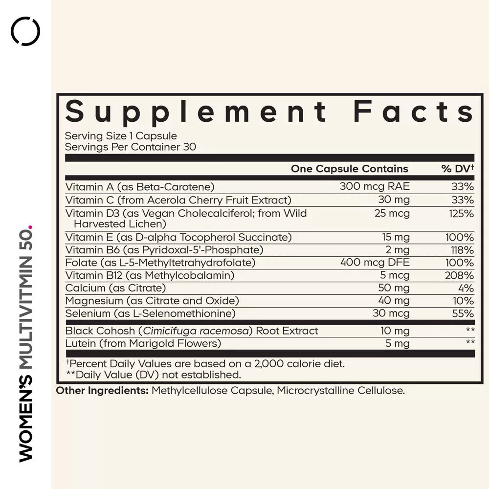 Codeage Women's Multivitamin 50 (30 Veg Capsules)