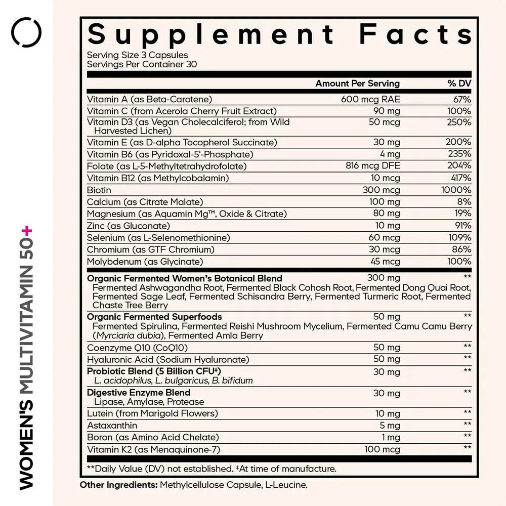 Codeage Women's Multivitamin 50+ (90 Veg Capsules)