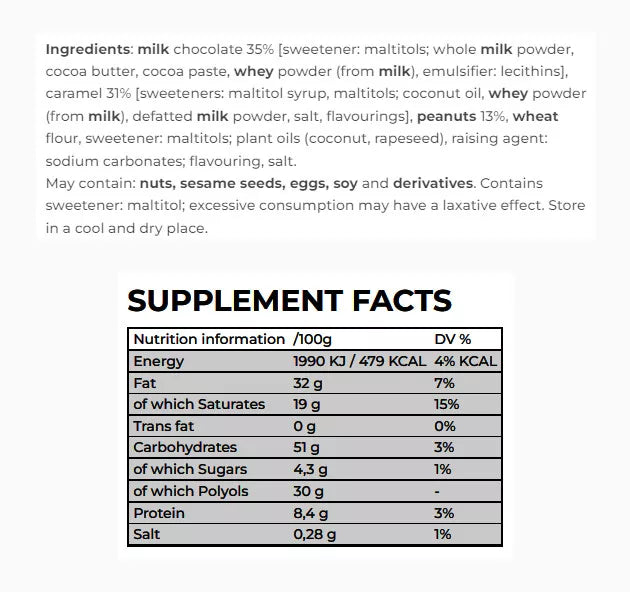 Nanosupps COOKIES - Protein Cookies (128 g, Peanut Caramel)