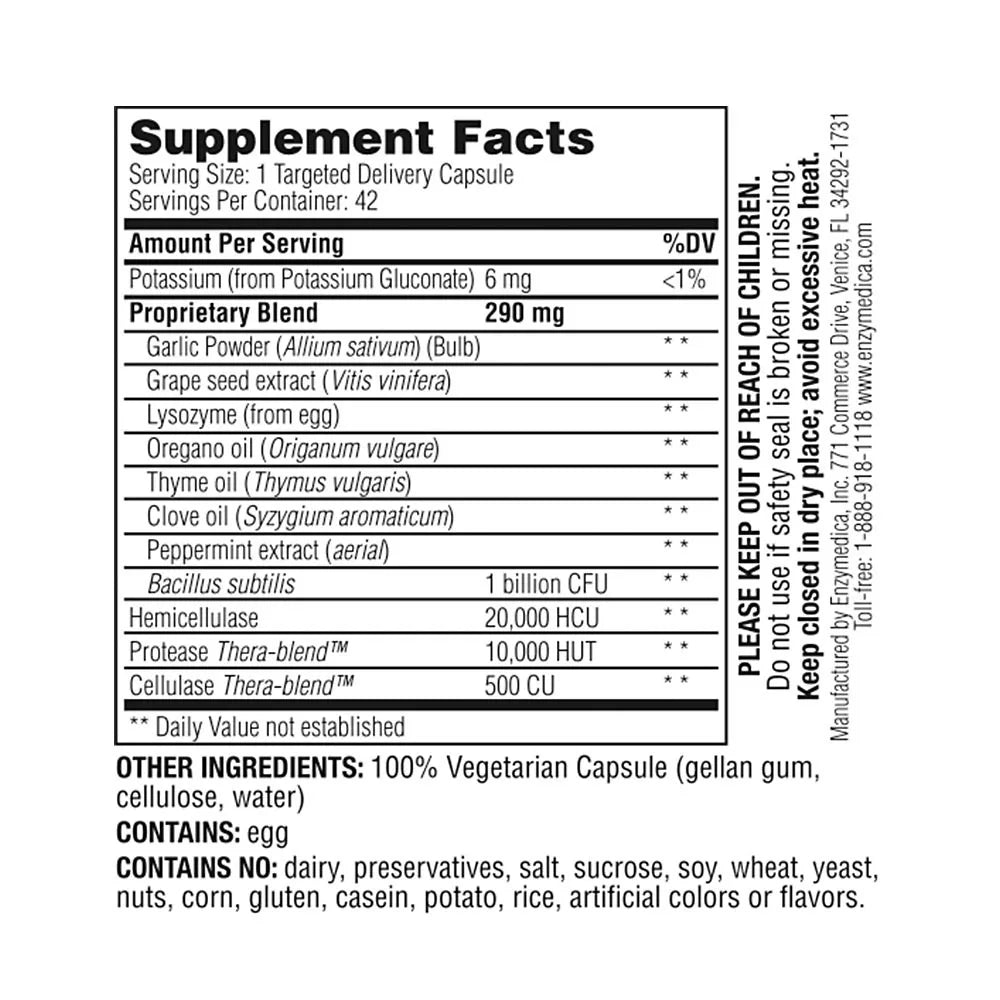 Enzymedica Candidase Extra Strength (42 Capsules)