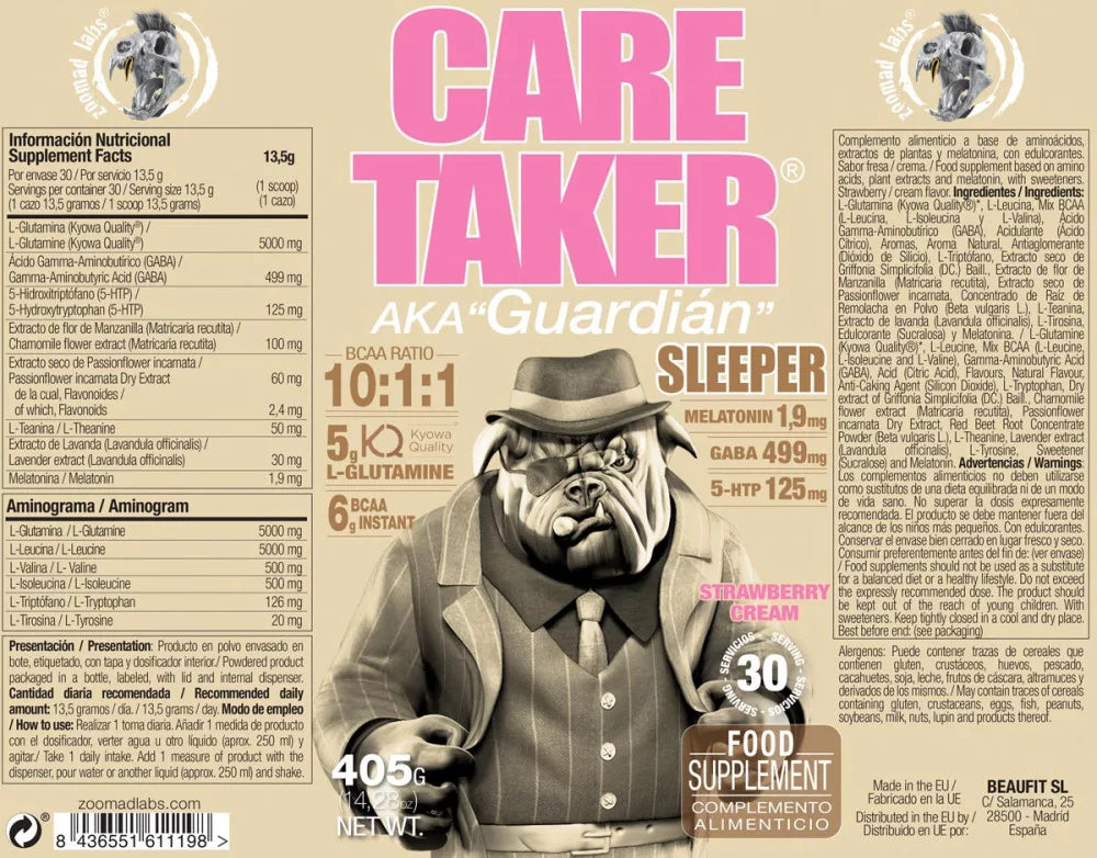 Zoomad Labs Caretaker® Sleeper (405 g, Strawberry Cream)