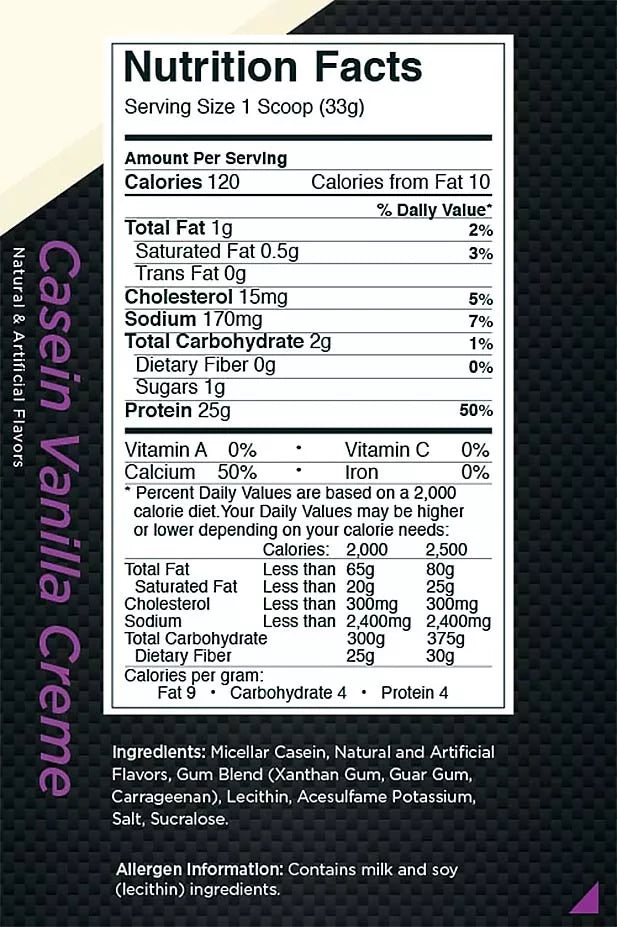Rule1 Casein (1815 g, Vanilla Creme)