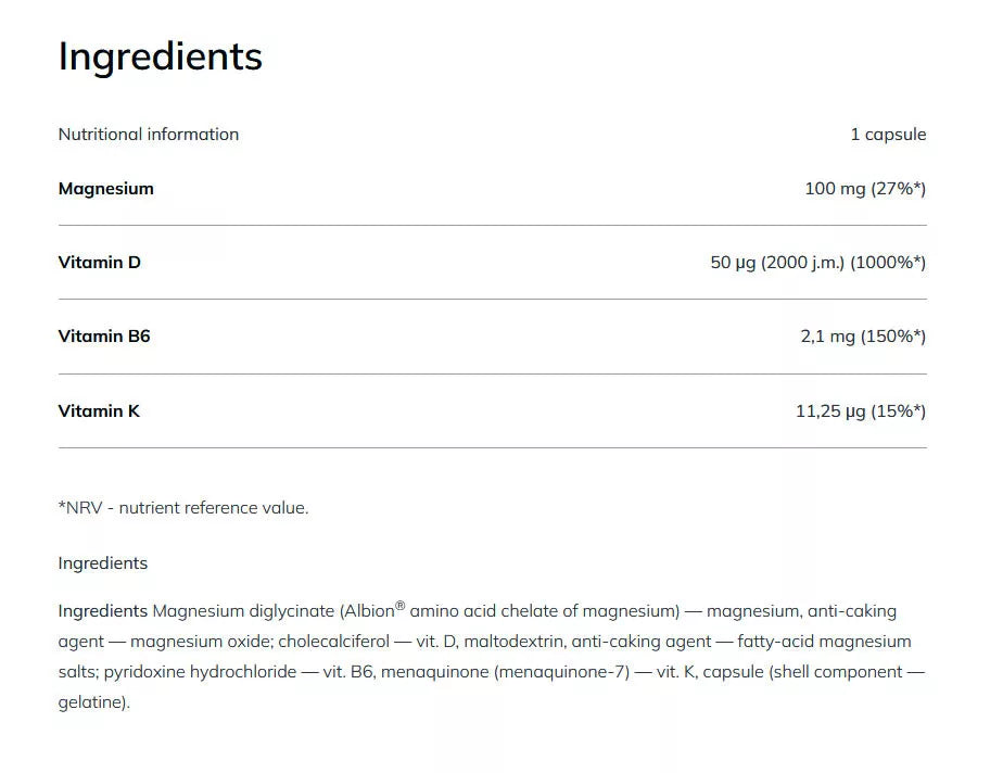 Olimp Labs Chela-Mag B6+D3 (30 Capsules)