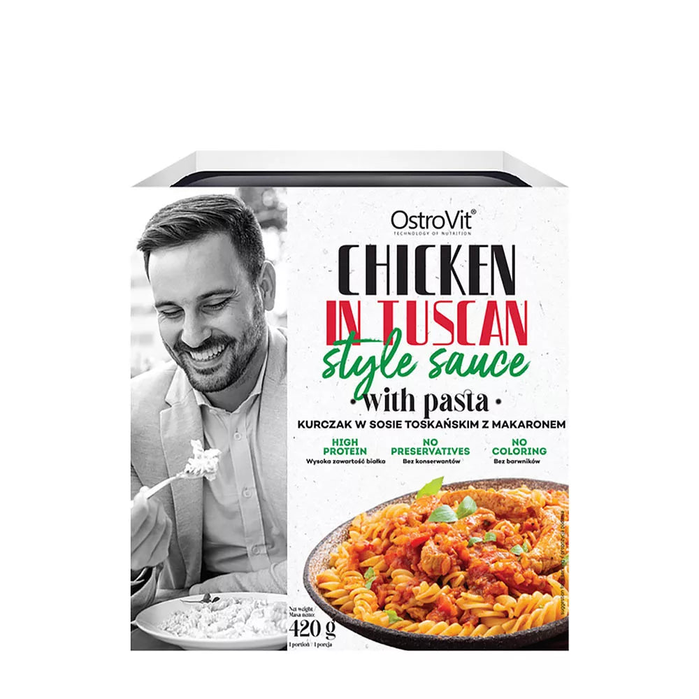 OstroVit Chicken dish in tuscan style sauce with pasta (420 g)