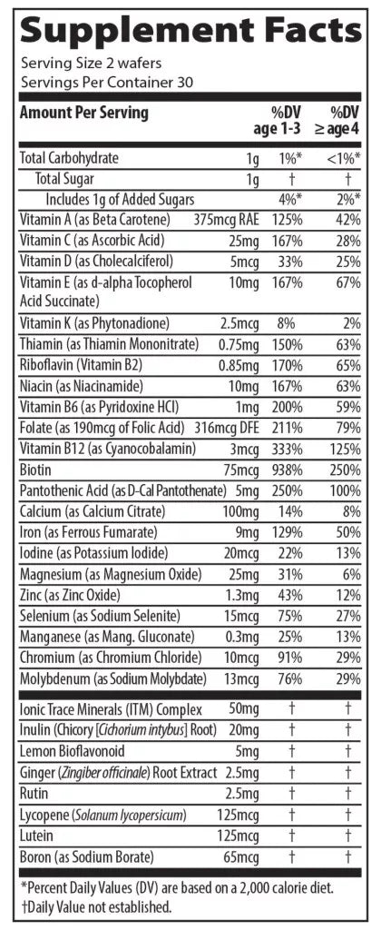 Trace Minerals Complete Childrens Chewable (60 Chewables, Wild Cherry)