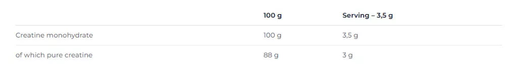 Nutrend Creatine Monohydrate (300 g, Unflavored)