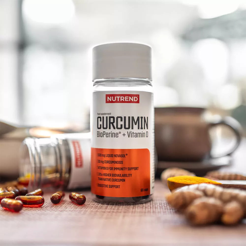 Nutrend Curcumin + Bioperine + Vitamin D (60 Capsules)