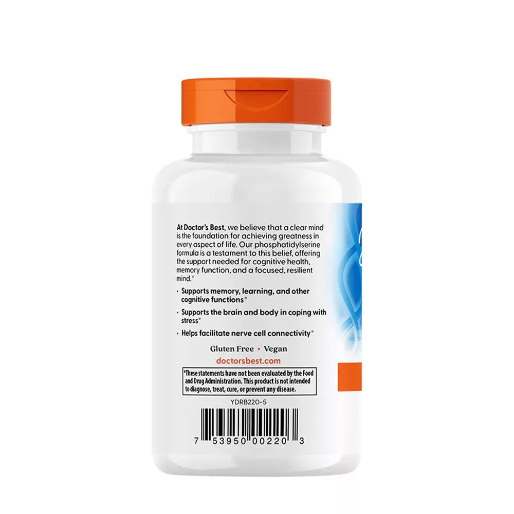 Doctor's Best Phosphatidyl Serine (120 Veggie Capsules)