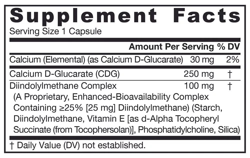 Jarrow Formulas DIM + CDG (30 Veg Capsules)