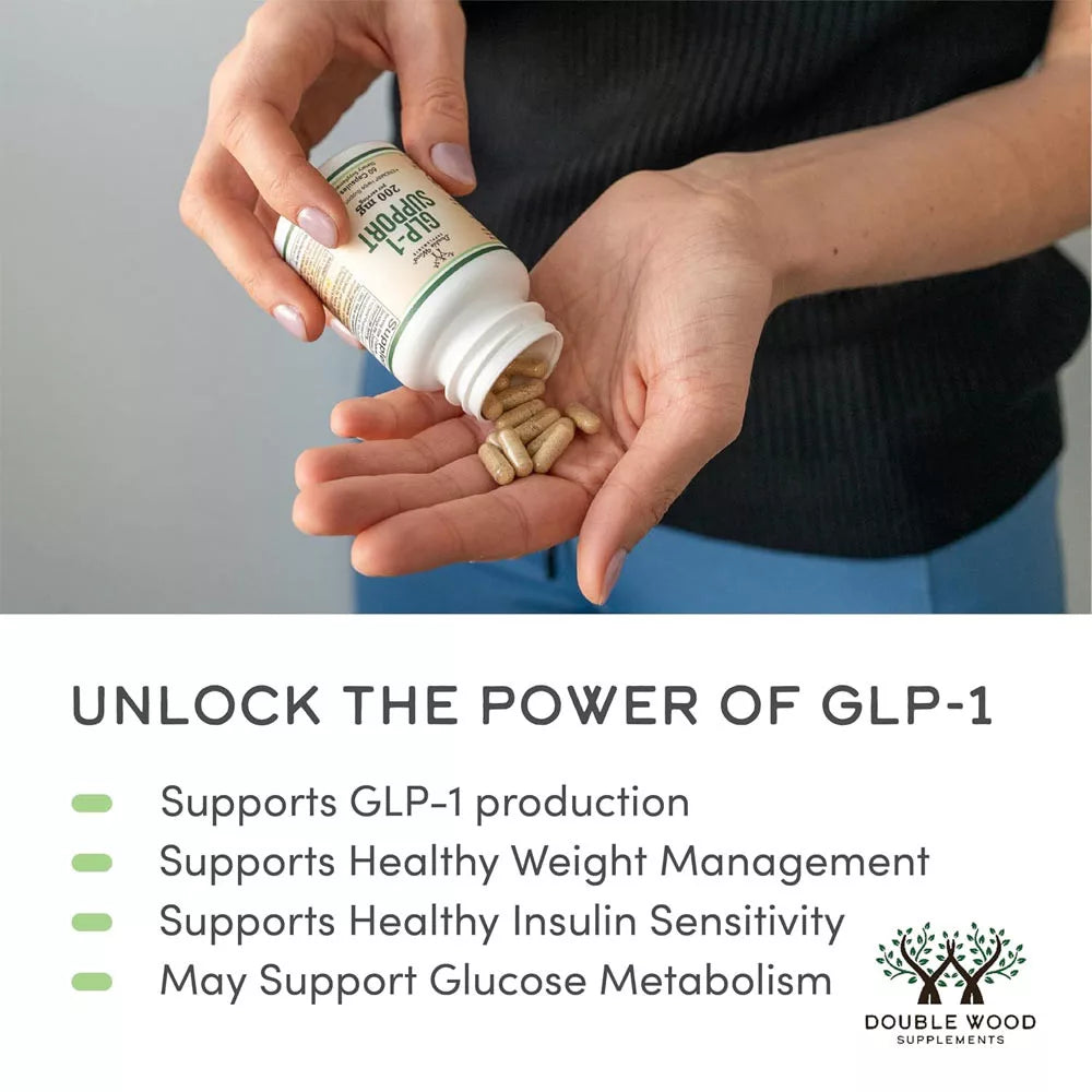 Double Wood Supplements GLP-1 Supplement (60 Capsules)