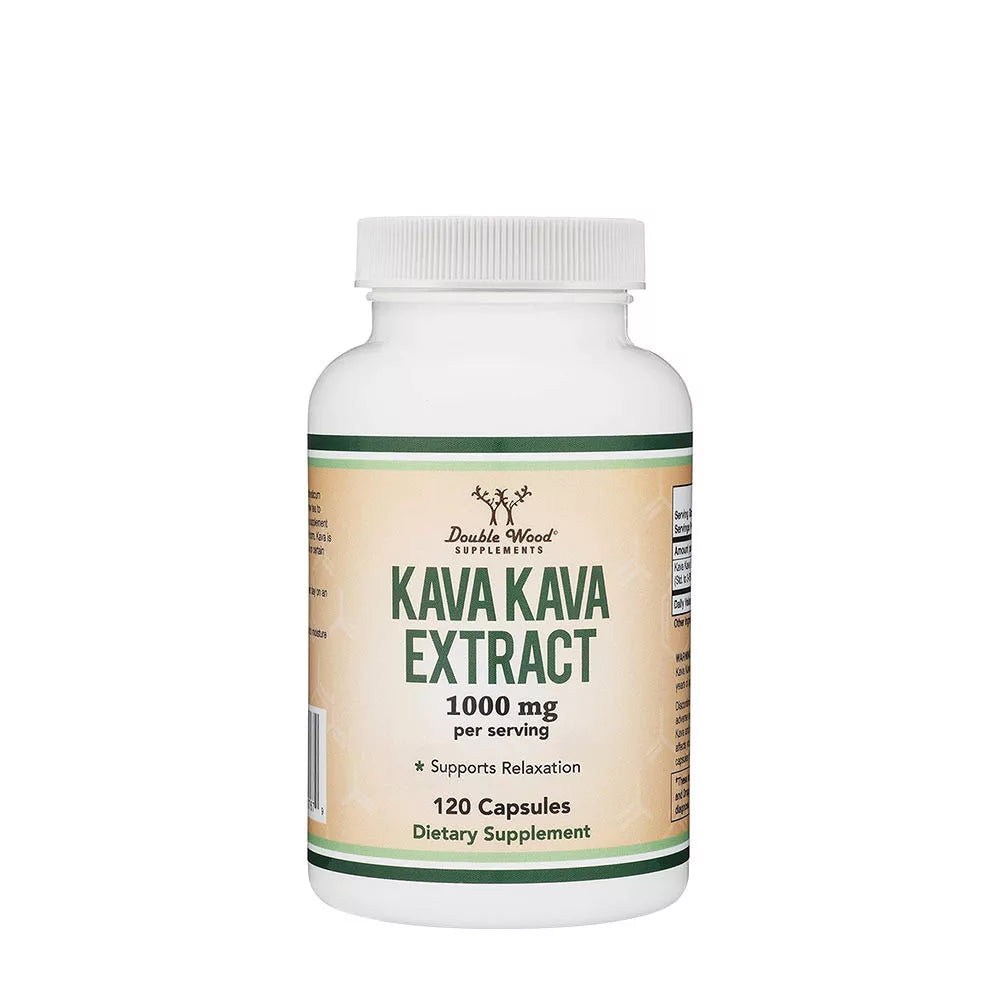Double Wood Supplements Kava Kava 1000 mg (120 Capsules)