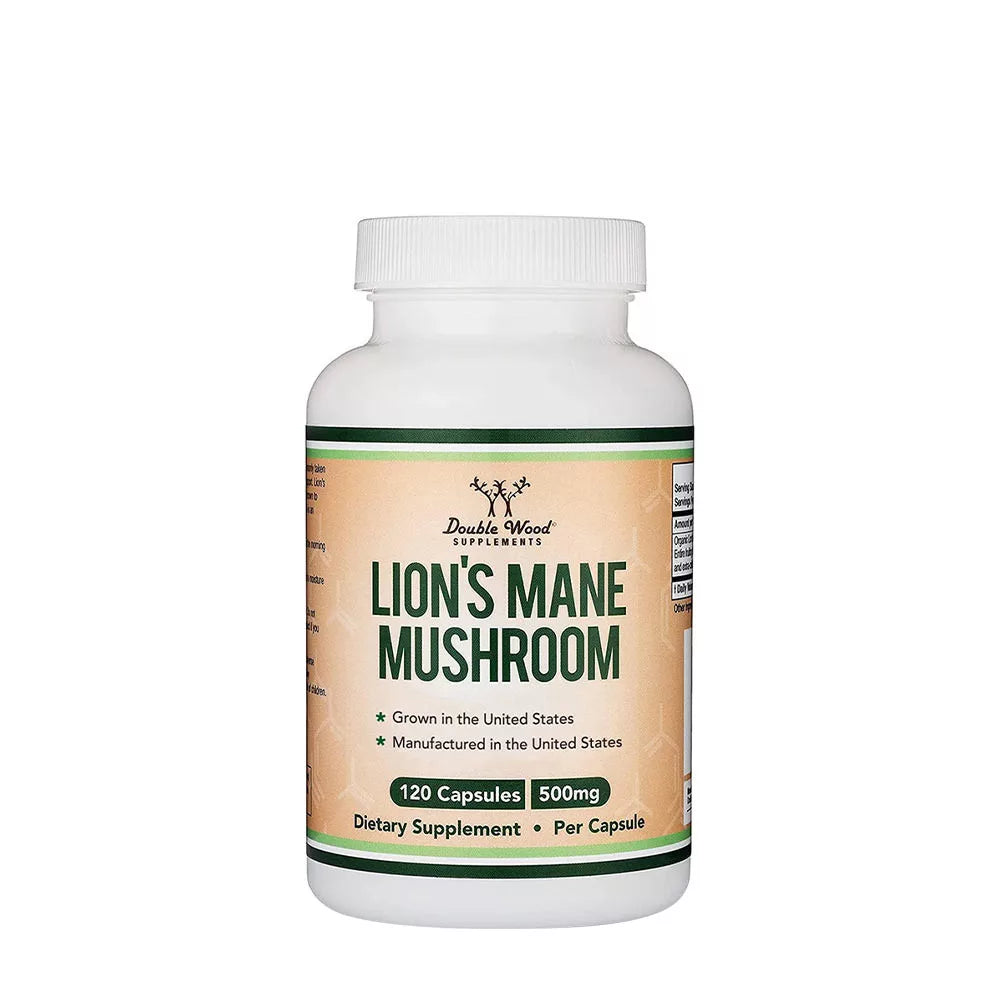 Double Wood Supplements Lion's Mane Mushroom (120 Capsules)