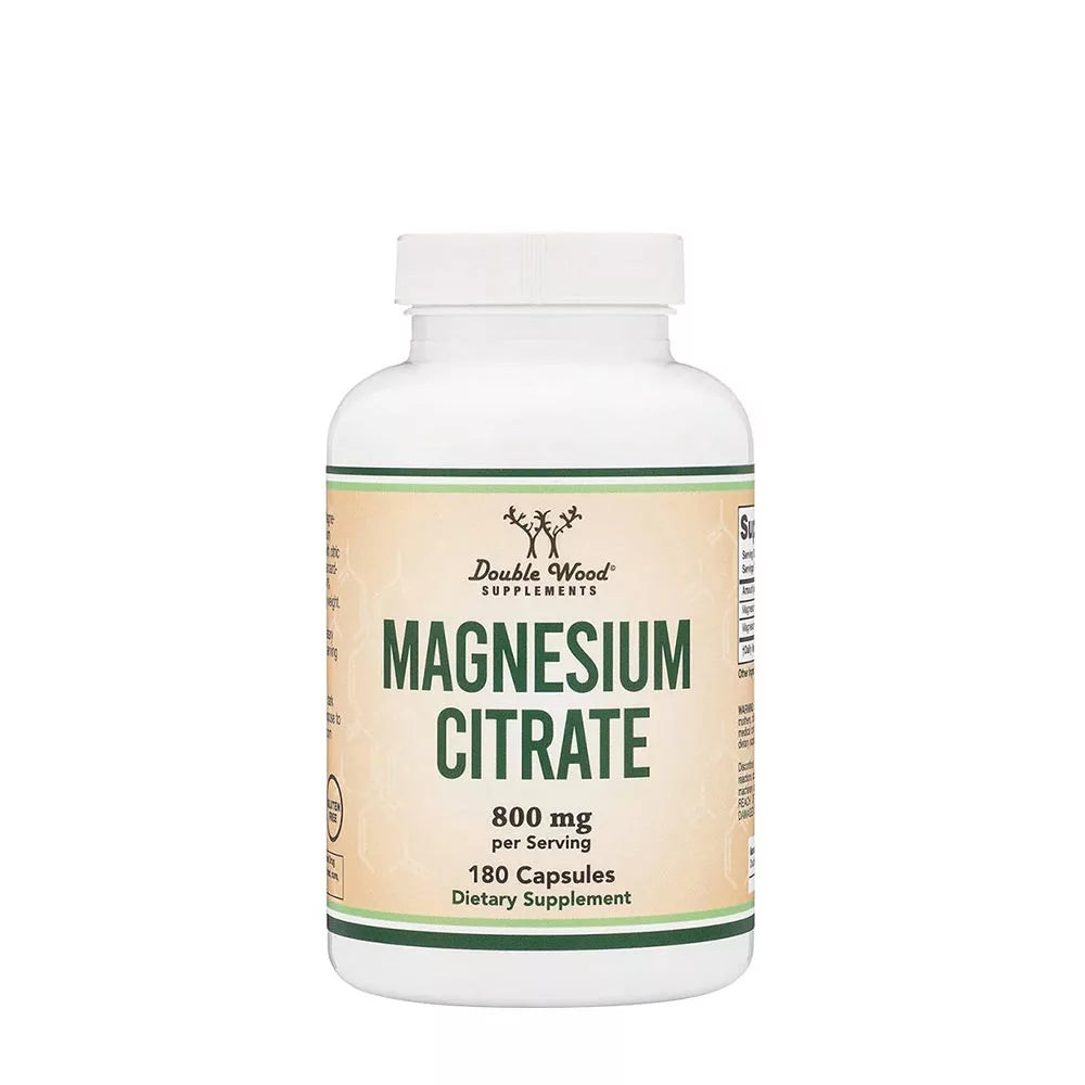 Double Wood Supplements Magnesium Citrate (180 Capsules)