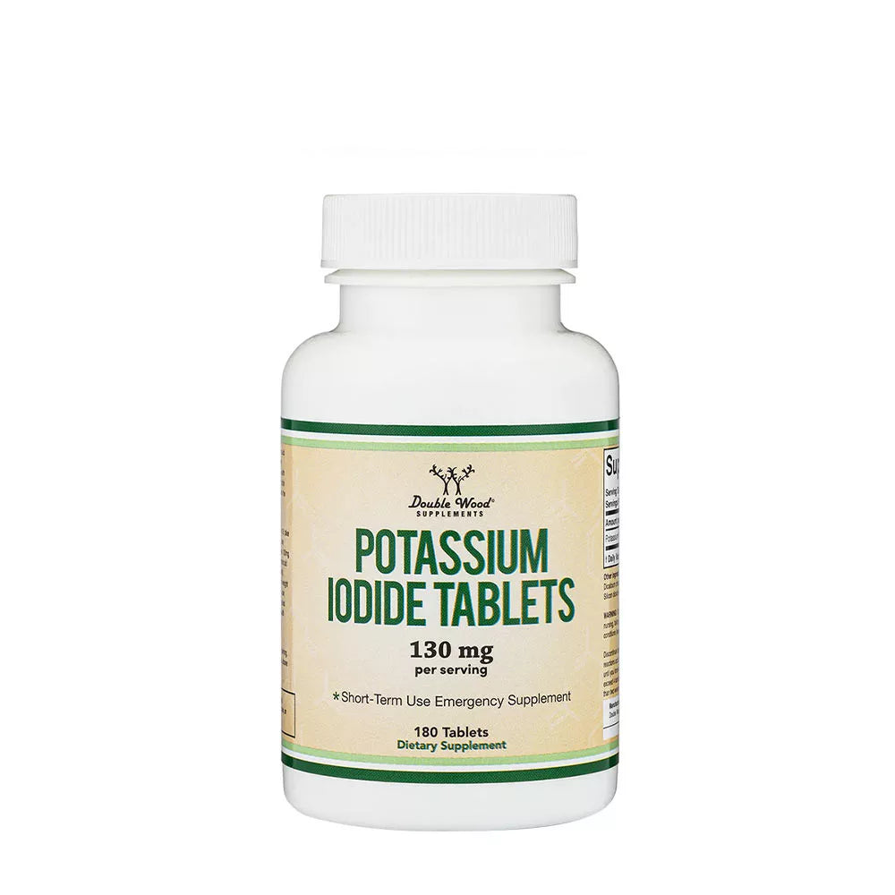 Double Wood Supplements Potassium Iodide (180 Tablets)