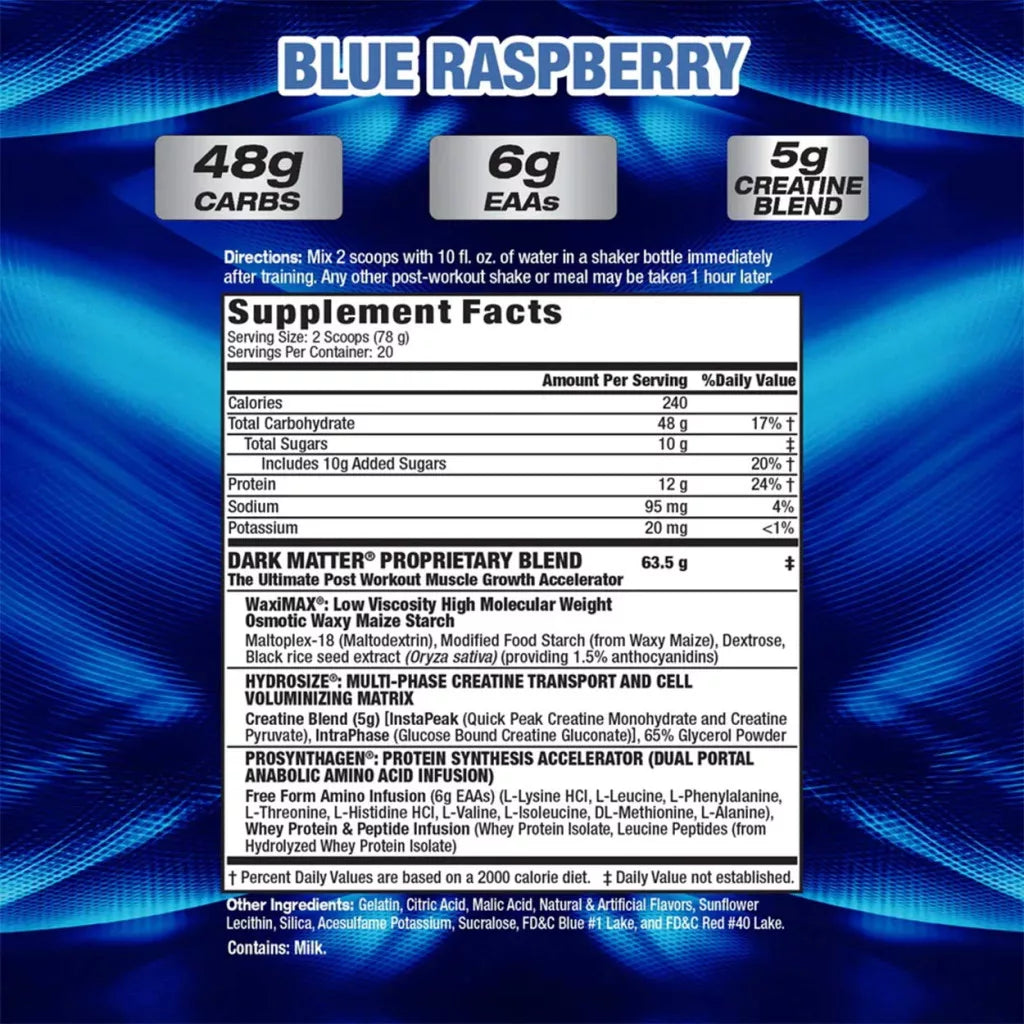MHP Dark Matter (1.56 kg, Blue Raspberry)