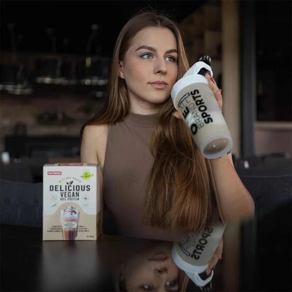 Nutrend Delicious Vegan Protein (450 g, Latte Macchiato)