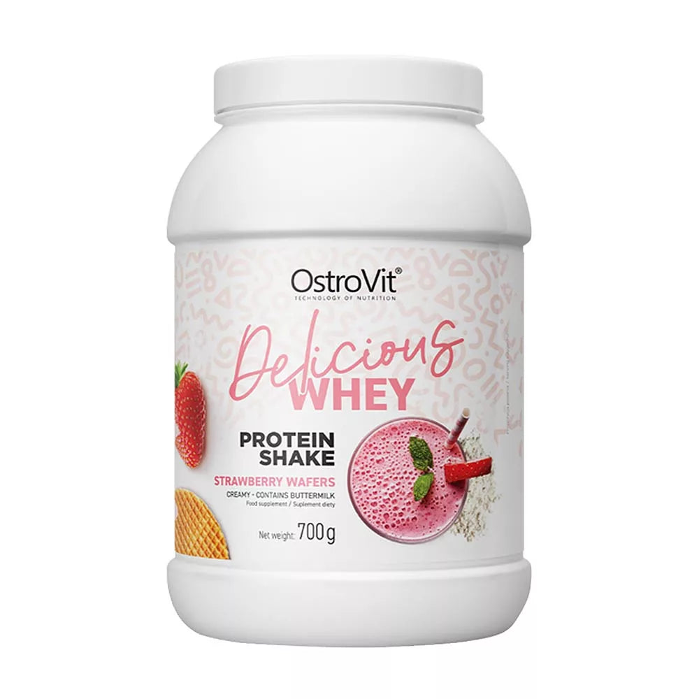 OstroVit Delicious WHEY (700 g, Strawberry Wafers)