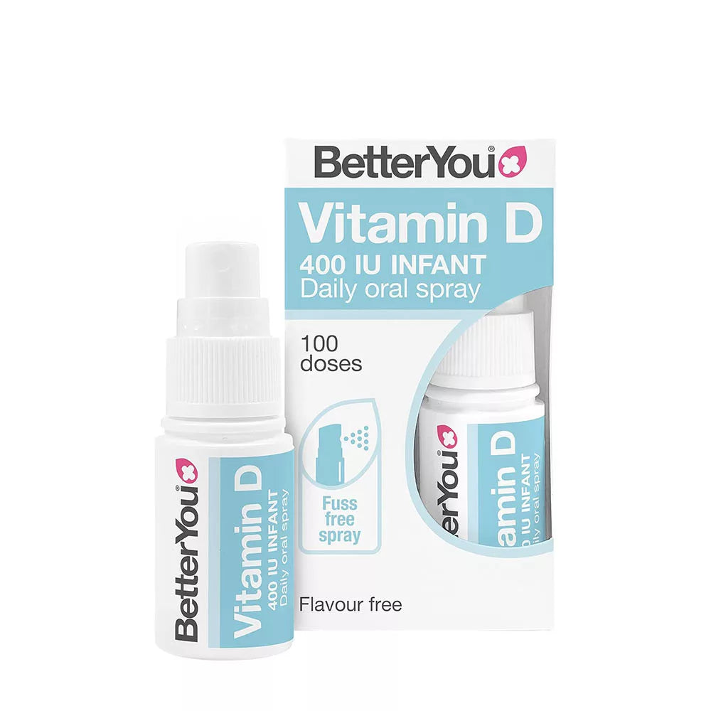 BetterYou Dlux Infant Daily Vitamin D Oral Spray (15 ml, Unflavored)