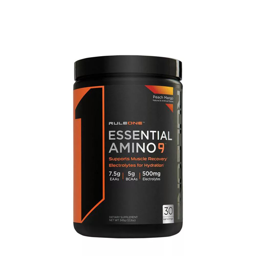 Rule1 Essential Amino 9 (345 g, Peach Mango)