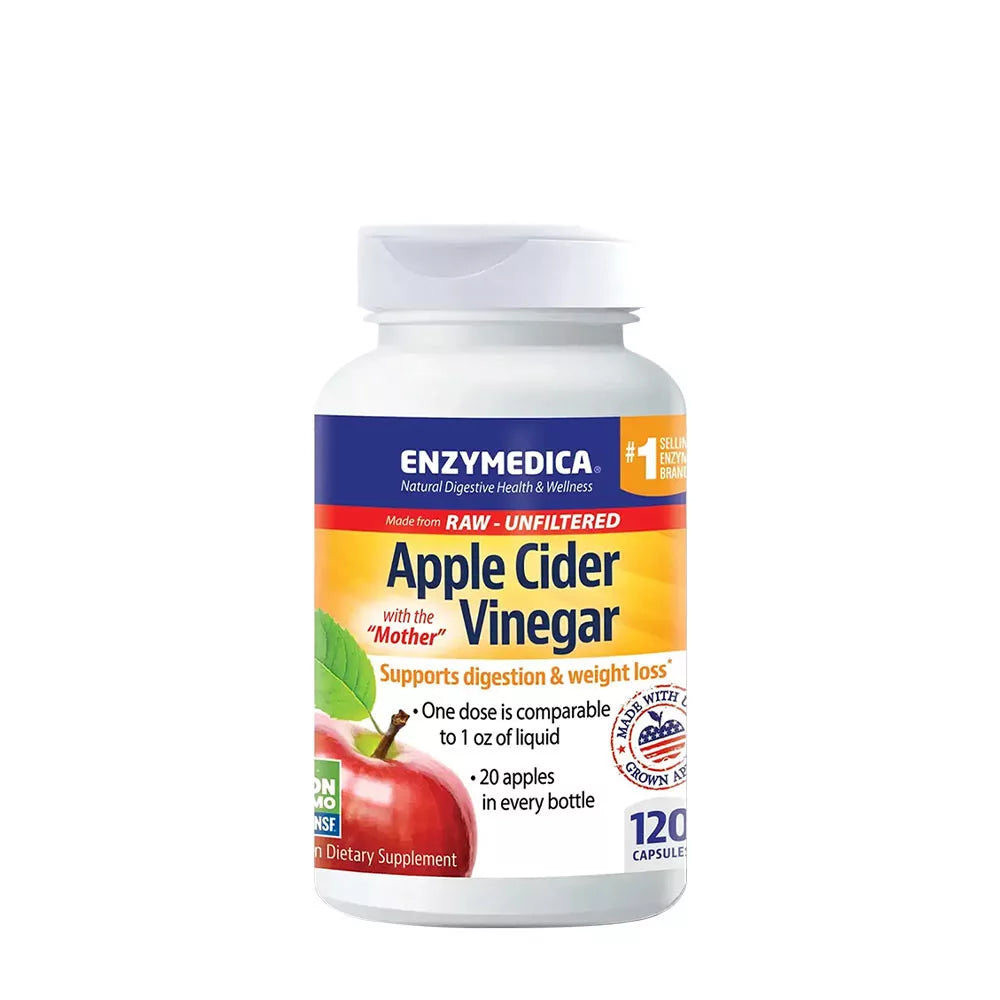 Enzymedica Apple Cider Vinegar (120 Capsules)