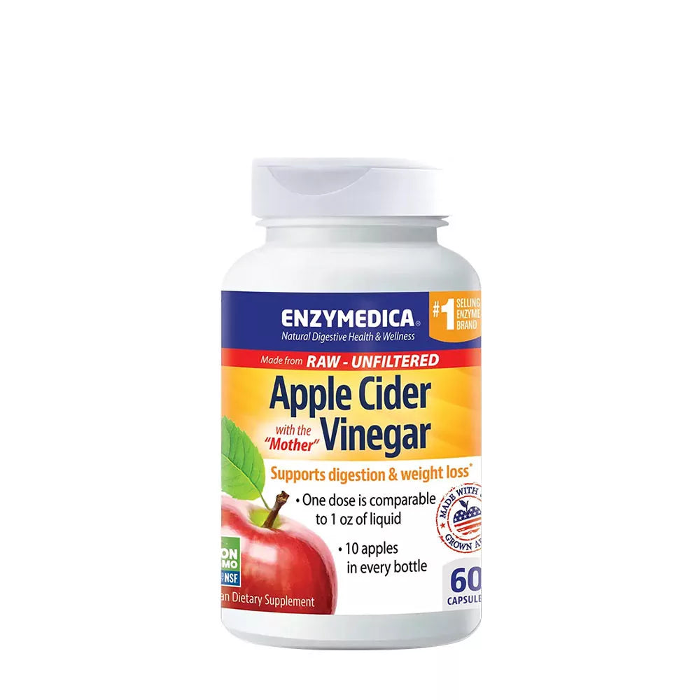 Enzymedica Apple Cider Vinegar (60 Capsules)